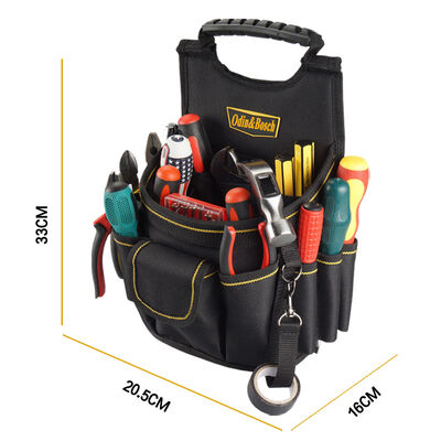 Quality  Customized Tool Storage Carpenter Electrician Tool Pouch Waist Tool Bag factory