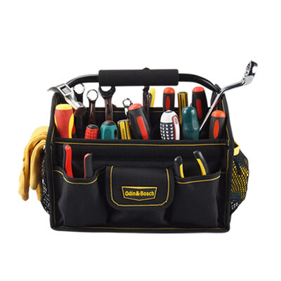 Quality  Oem Premium Hard Electricion Heavy Duty Open Tote Car Wash Tool Bag factory