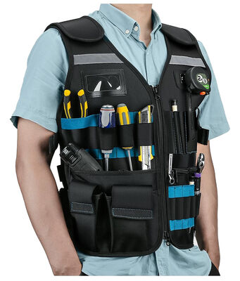Electrician's Waterproof Tool Backpack with Reflective Safety Features OEM/ODM Customizable for Construction Outdoor Use