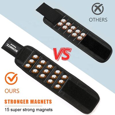 Customized Screws Tool Holder Pin Construction Pocket Belt Strong Neodymium Magnets Magnetic Wristband