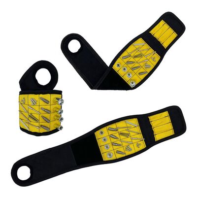 Hot Sale 1680D Organizer Holding Screws Hair Tool 15 Strong Magnets Construction Magnetic Wristband