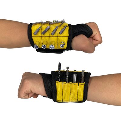 Hot Sale 1680D Organizer Holding Screws Hair Tool 15 Strong Magnets Construction Magnetic Wristband