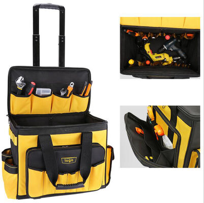 Large Capacity Trolley Tool Bag or Mobile Tool Bags with Wheels