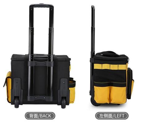 Large Capacity Trolley Tool Bag or Mobile Tool Bags with Wheels