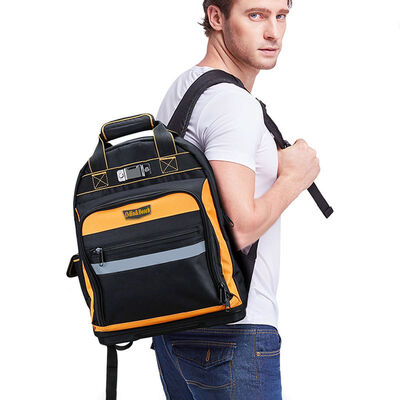 Latest Design Multi-Purpose Functional Durable Hard Base Custom Heavy Duty  Electricians Tool Bag Backpack
