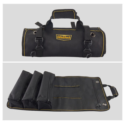 Customized Organizer Zipper Pocket Spanner Car Detailing Storage Rolling Electrician Tool Bag