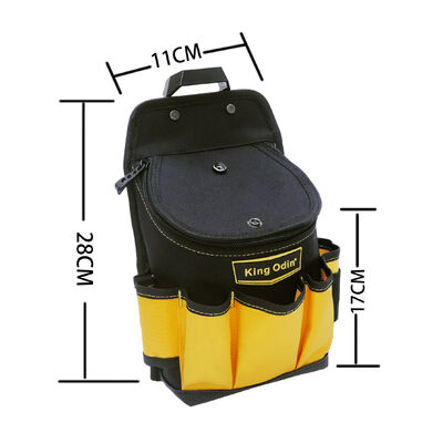 King & Odin - Portable Tool Belt Pouch With Clip-on Tech System Tool Waist Bag