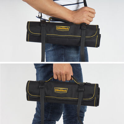 Professional High Quality Polyester Bartender Knife Folding Rolling Tool Bag Tool Kit Bag