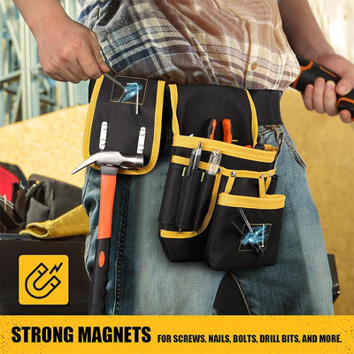 Magnetic Waterproof Heavy-Duty Adjustable Tool Belt Bag OEM/ODM Lightweight Multifunctional Tool Bag