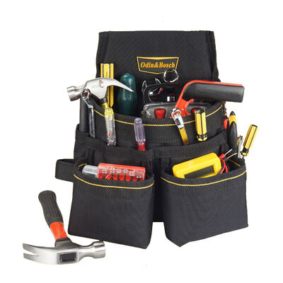 Customized Work Multifunction Plumber Carpenter Organizer Electrician Waist Tool Bag
