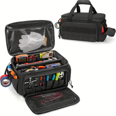 Hot Selling Black Electrician Woodworking Tool Kit Storage Bag Tool Bag