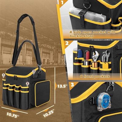 New Heavy Duty Wear-Resistant Tool Bag with Removable Dividers