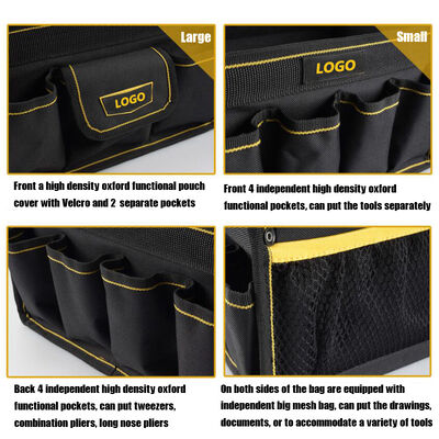 Oem Premium Hard Electricion Heavy Duty Open Tote Car Wash Tool Bag