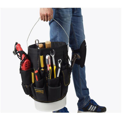 Customized Carpenter Gardening Plumber Tool Kit Heavy Duty Organizer Electrician Bucket Bag Tools