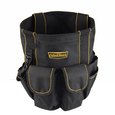 Waterproof Double Oxford Soft Handle Bucket Bag Tools Barrel Bag Tool Bucket Truck