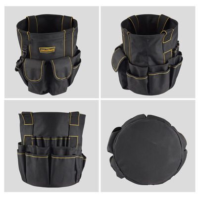 Waterproof Double Oxford Soft Handle Bucket Bag Tools Barrel Bag Tool Bucket Truck