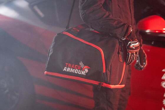 Helmet Bag with Extendable Shoe Compartment | Fleece Lined 600D Oxford Track & Motorcycle Gear Bag