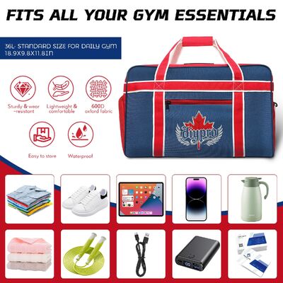 Large-capacity independent shoe compartment fitness short-distance business travel hand luggage bag, suitable for both men and women, multi-functional sports and casual bag for travel bag