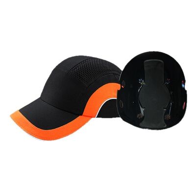 Outdoor protective baseball cap with visor, lightweight, suitable for sports, construction site, workshop, made of ABS material, anti-collision safety helmet for labor protection