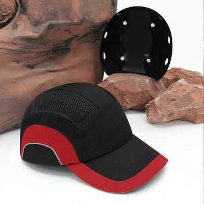 Outdoor protective baseball cap with visor, lightweight, suitable for sports, construction site, workshop, made of ABS material, anti-collision safety helmet for labor protection