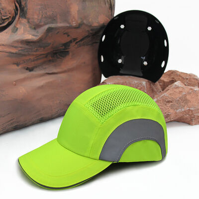 Outdoor protective baseball cap with visor, lightweight, suitable for sports, construction site, workshop, made of ABS material, anti-collision safety helmet for labor protection