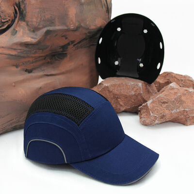 Outdoor protective baseball cap with visor, lightweight, suitable for sports, construction site, workshop, made of ABS material, anti-collision safety helmet for labor protection
